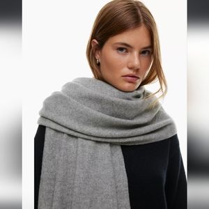 Wilfred Aritzia Grey Wool Scarf